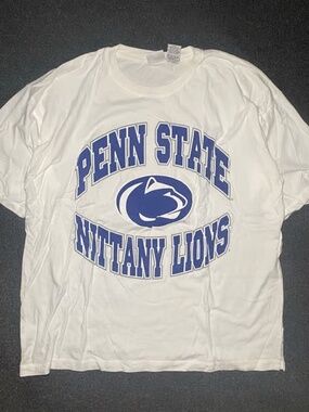 Penn state university Nittany lions vintage big graphic logo shirt size 3xl
